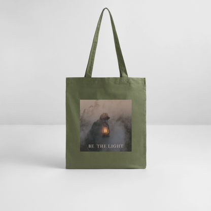 be the light - Stoffbeutel - Khaki