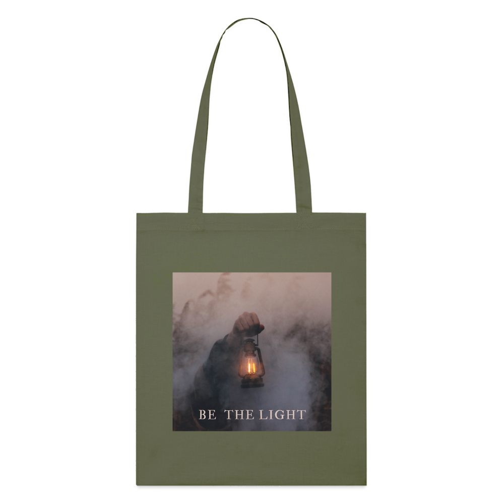 be the light - Stoffbeutel - Khaki