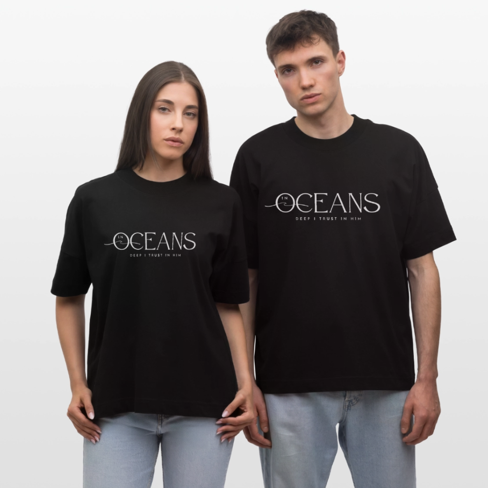 Oceans - Unisex Oversized T-Shirt - Schwarz