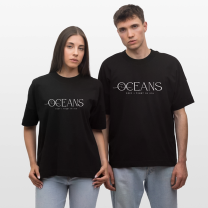 Oceans - Unisex Oversized T-Shirt - Schwarz