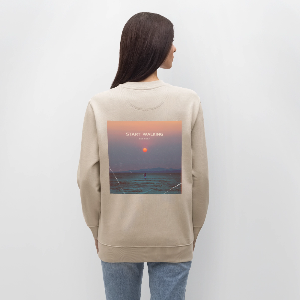 Start walking - Unisex Sweatshirt - Beige