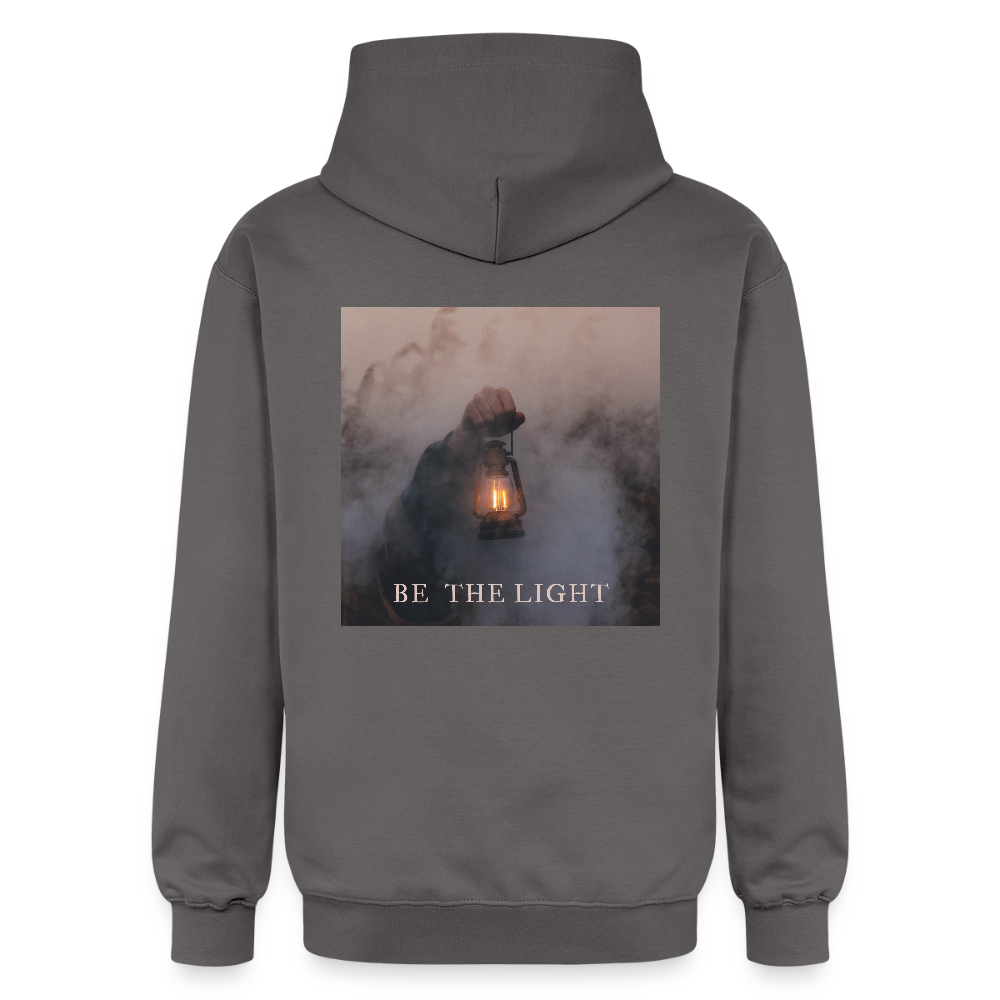 be the light - Unisex Hoodie - Dunkelgrau