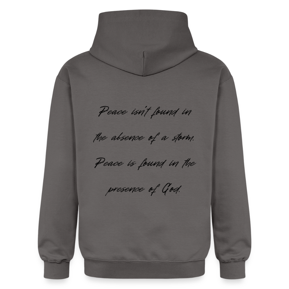 Peace in his presence - Unisex Hoodie - Dunkelgrau