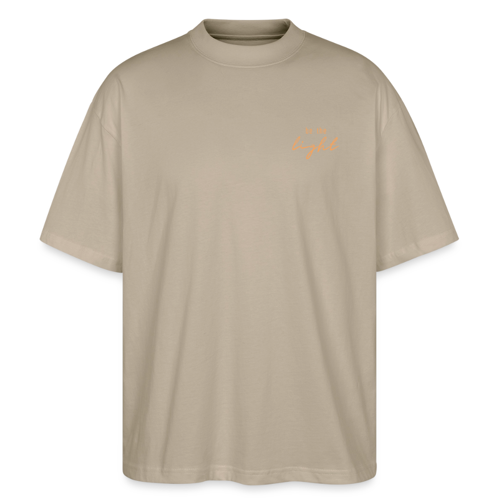 be the light - Oversized Unisex T-Shirt - Steingrau