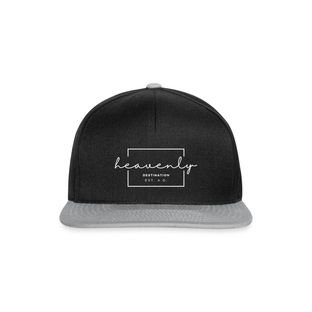heavenly destination - Snapback Cap - Schwarz/Grau