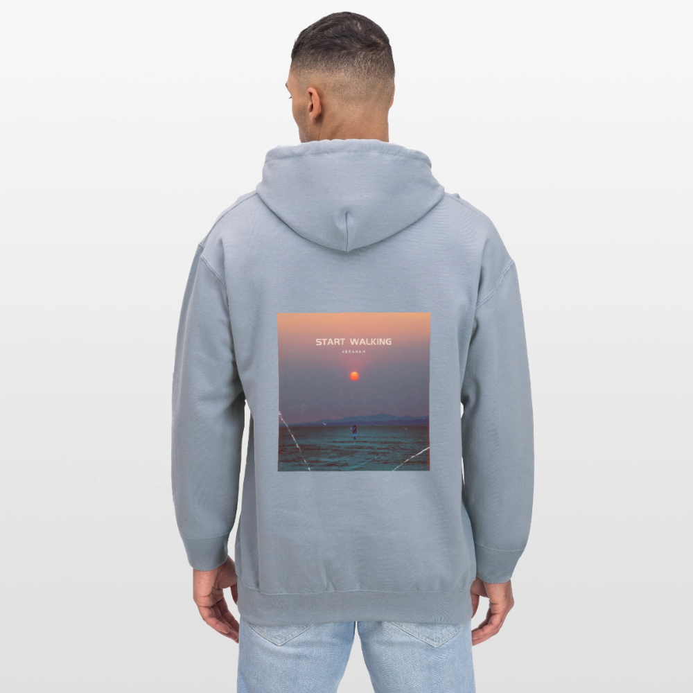 Start walking - Unisex Hoodie - Blau