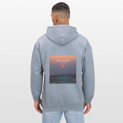 Start walking - Unisex Hoodie - Blau