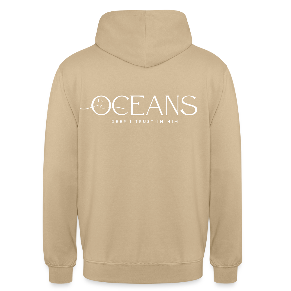Oceans - Unisex Hoodie Backprint - Beige