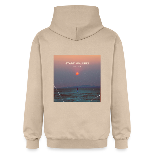 Start walking - Unisex Hoodie - Sand
