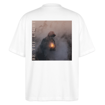 be the light - Oversized Unisex T-Shirt - Weiß
