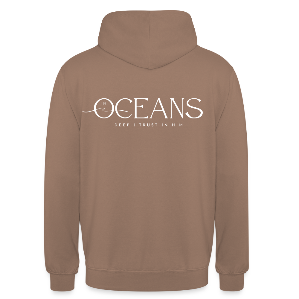 Oceans - Unisex Hoodie Backprint - Mokka