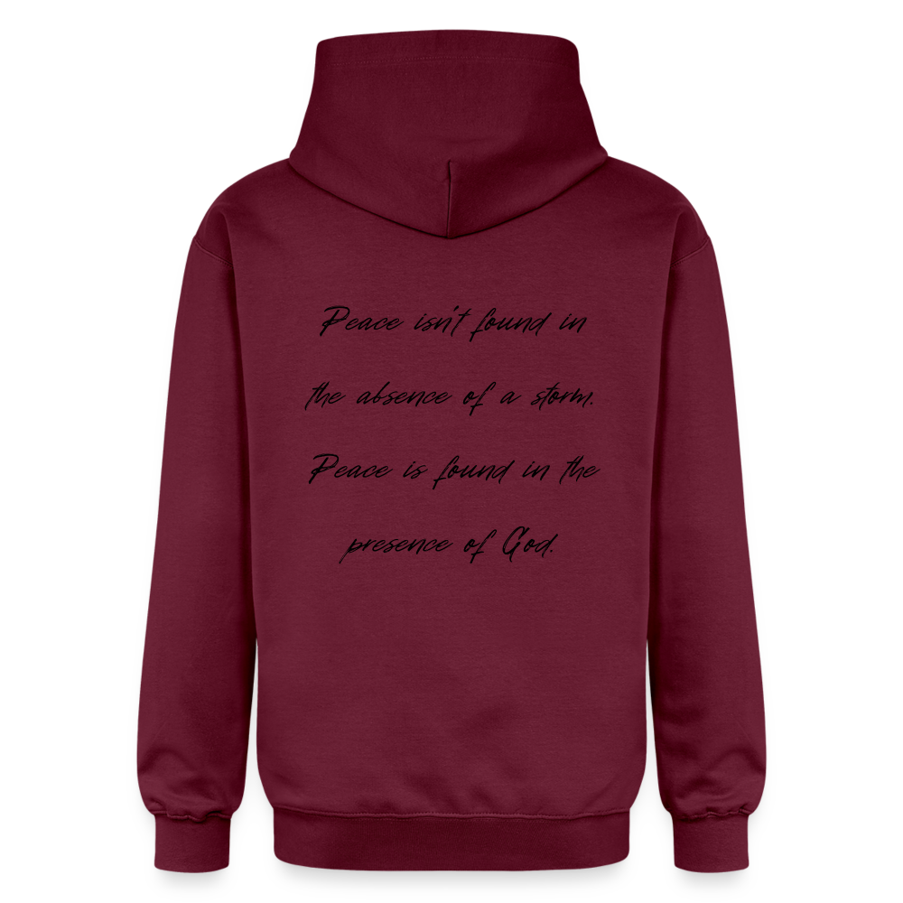 Peace in his presence - Unisex Hoodie - Maroon