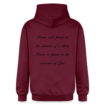 Peace in his presence - Unisex Hoodie - Maroon