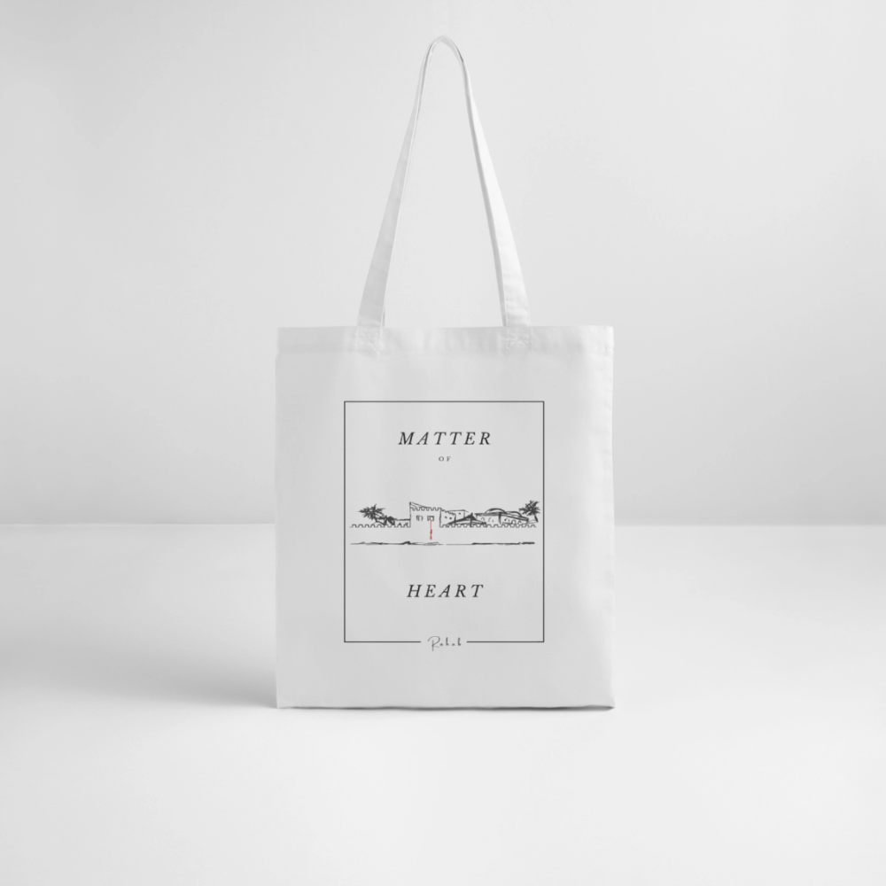 Matter of Heart - Stoffbeutel - Weiß