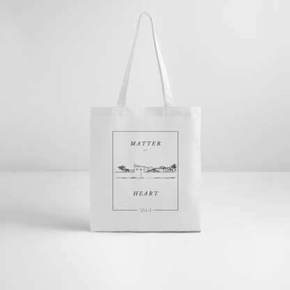 Matter of Heart - Stoffbeutel - Weiß