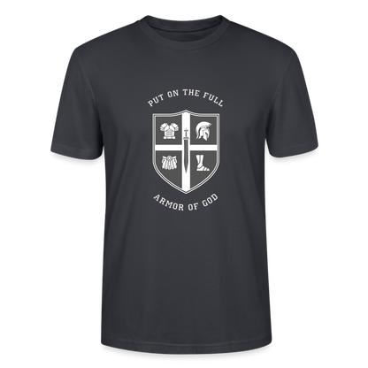 Put on the full armor of God - Unisex T-Shirt - Dunkles Graublau