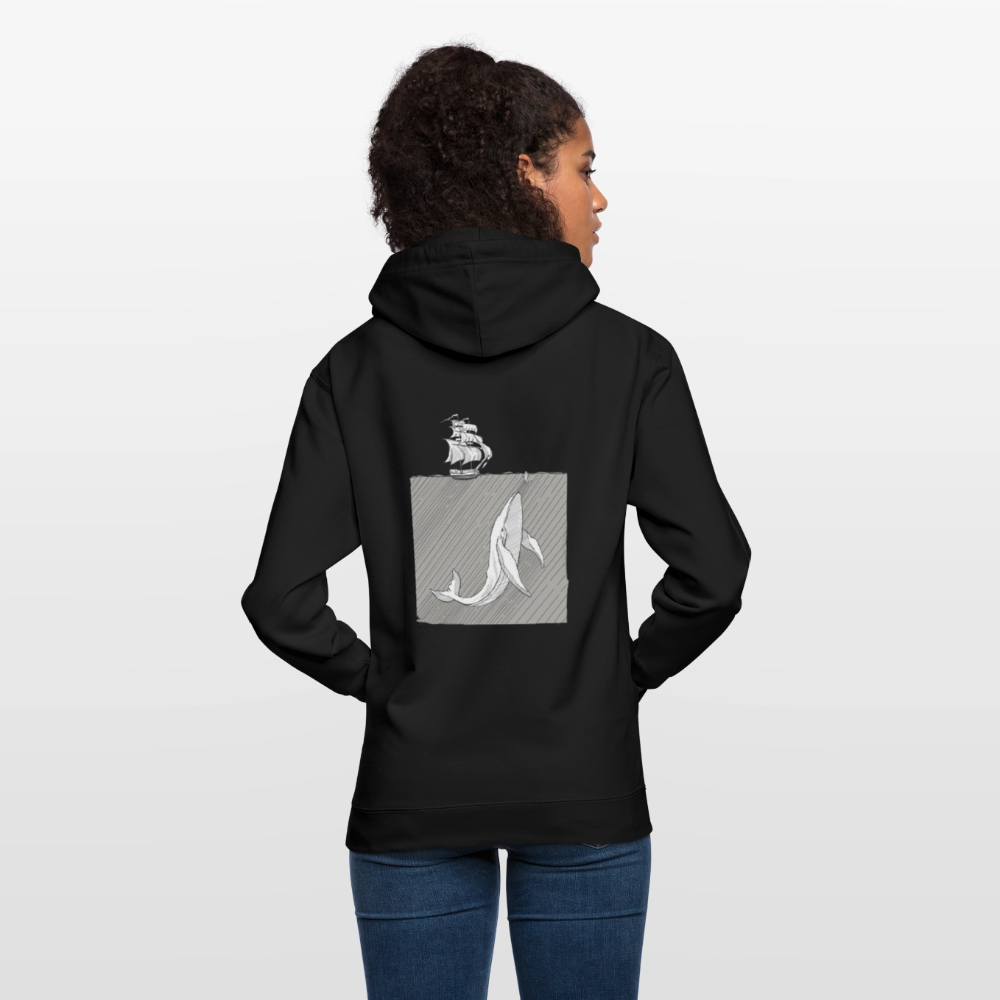 saved by grace - Backprint Unisex Hoodie - Schwarz