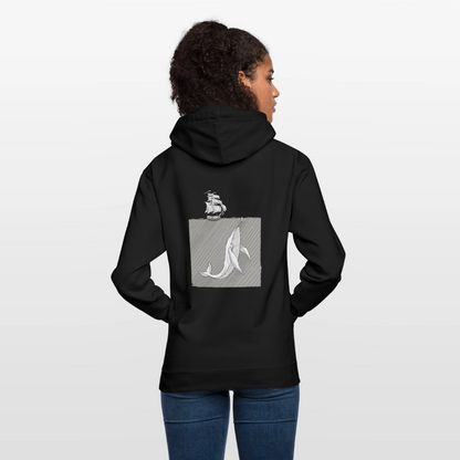 saved by grace - Backprint Unisex Hoodie - Schwarz