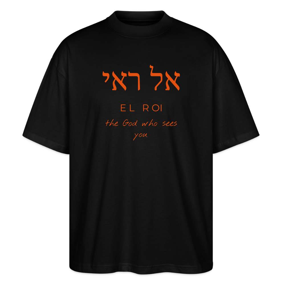 El Roi hebräisch - Unisex T-Shirt - Schwarz