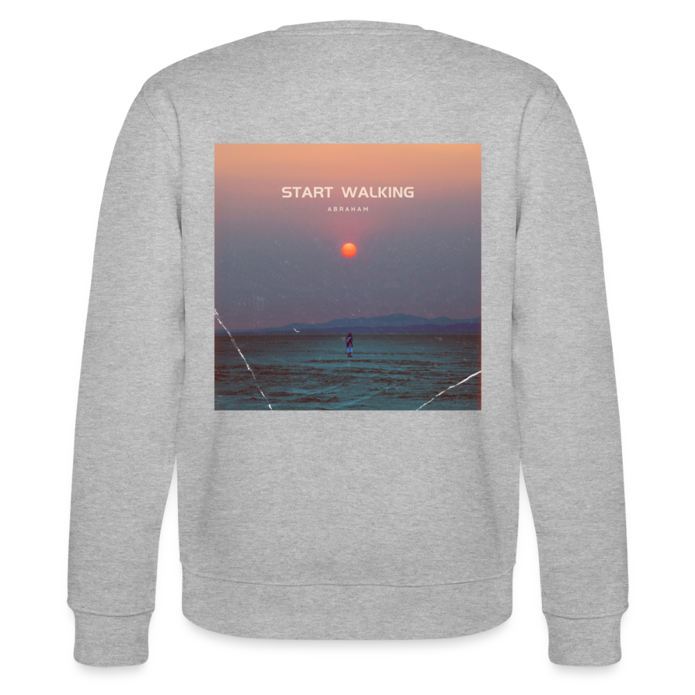 Start walking - Unisex Sweatshirt - Grau meliert
