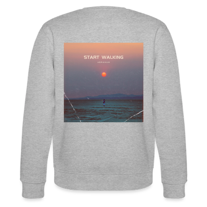 Start walking - Unisex Sweatshirt - Grau meliert