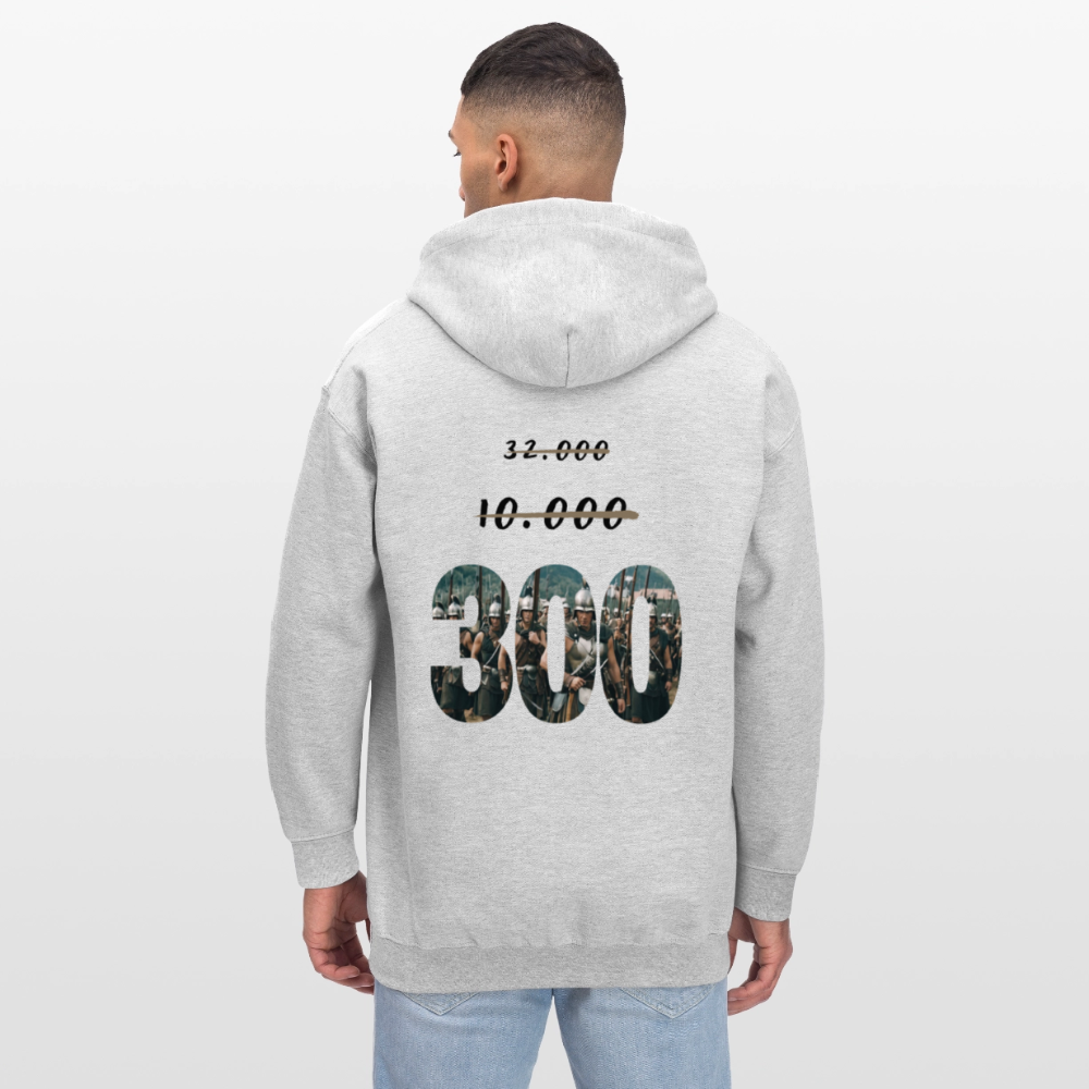 but by faith -300- Unisex Hoodie - Hellgrau meliert