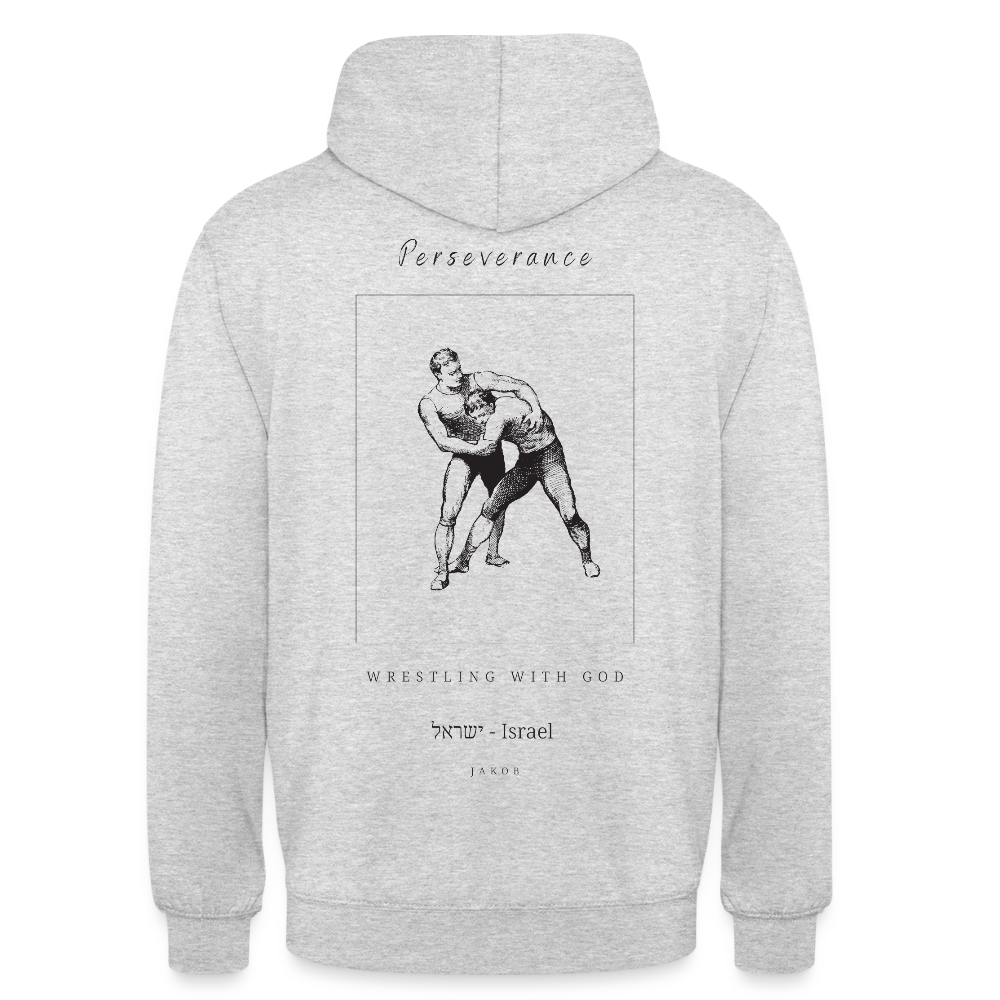 Perseverance - Unisex Hoodie - Hellgrau meliert