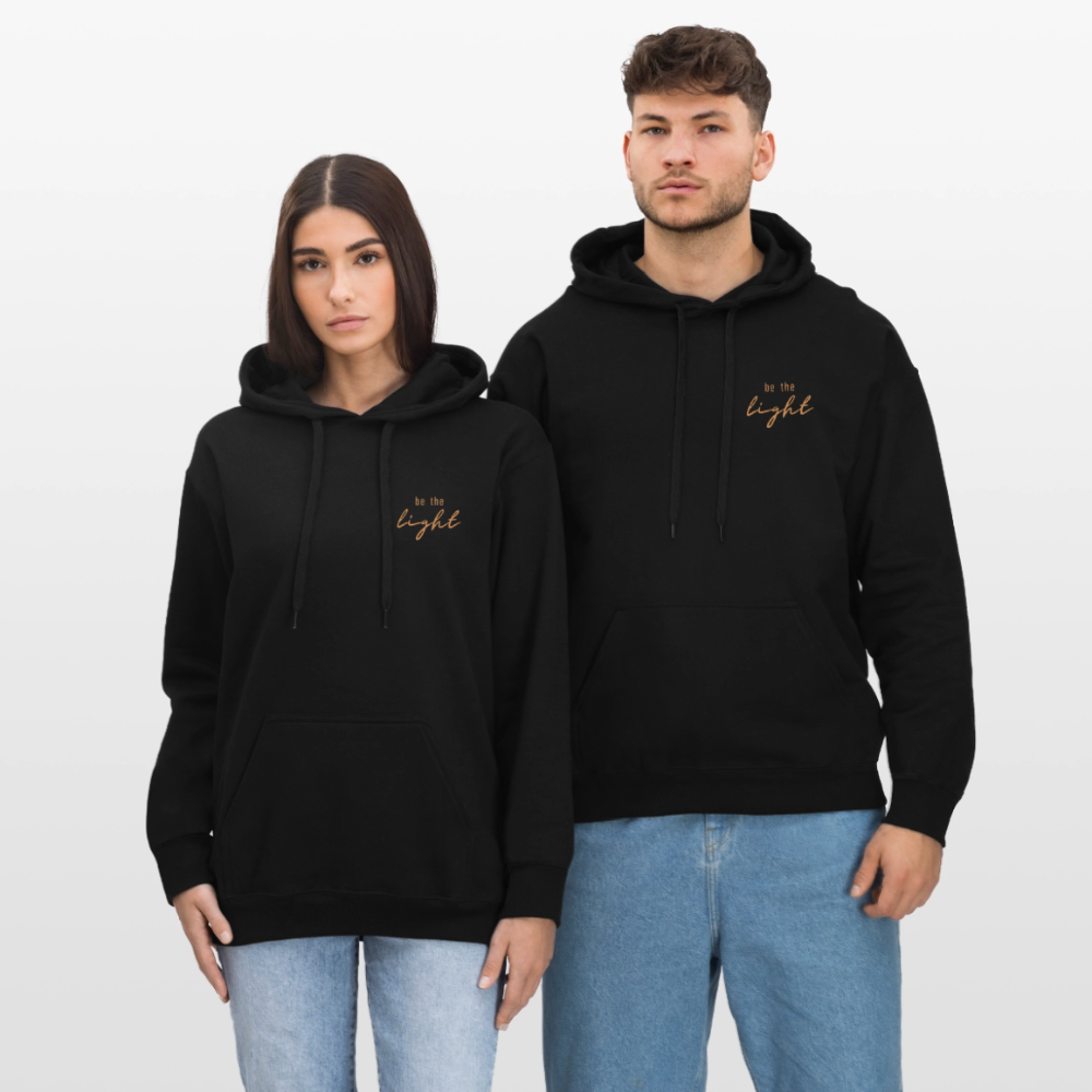 be the light - Unisex Hoodie - Schwarz