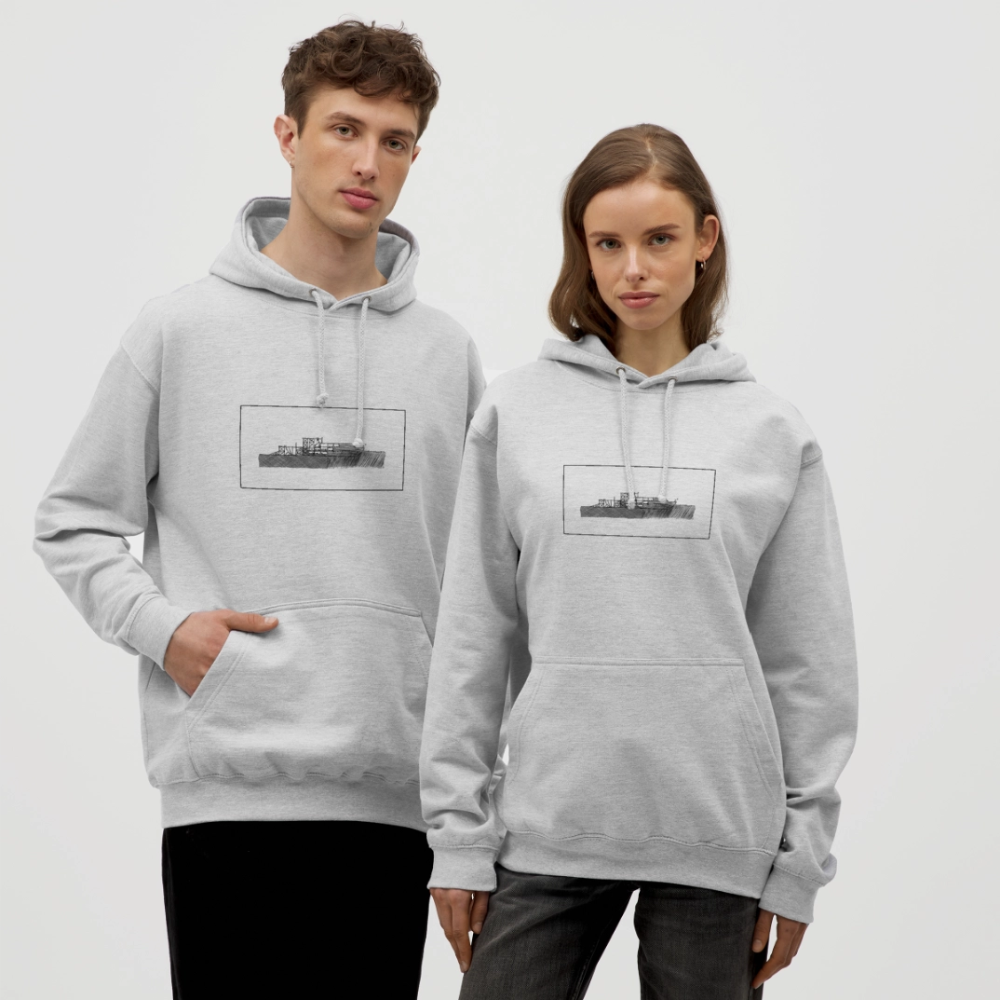 trust - Unisex Hoodie - Hellgrau meliert