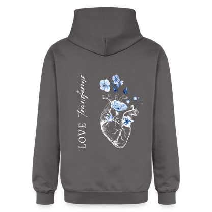 Love transforms - Unisex Hoodie - Dunkelgrau