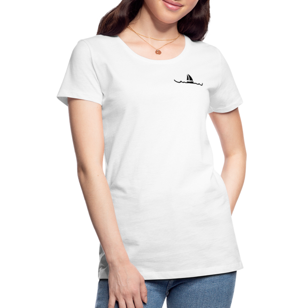 Peace in his presence - Frauen T-Shirt - Weiß