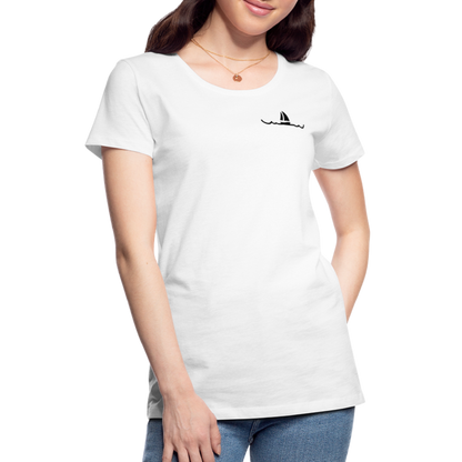 Peace in his presence - Frauen T-Shirt - Weiß