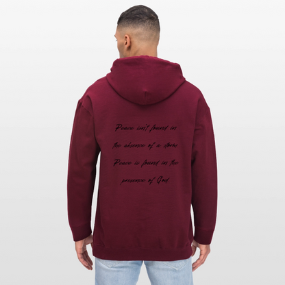 Peace in his presence - Unisex Hoodie - Maroon