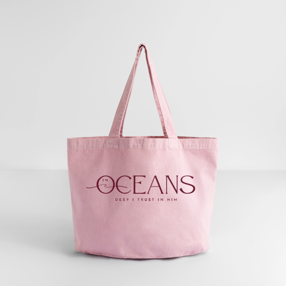 Oceans - Stoffbeutel groß - Vintage Rosa