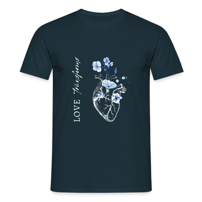 Love transforms - Männer T-Shirt - Navy
