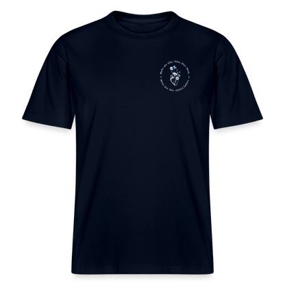 Behüte dein Herz - Unisex Bio-T-Shirt - Navy