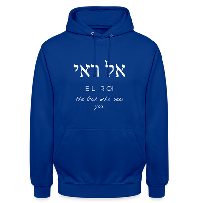 El Roi - Unisex Hoodie - Royalblau