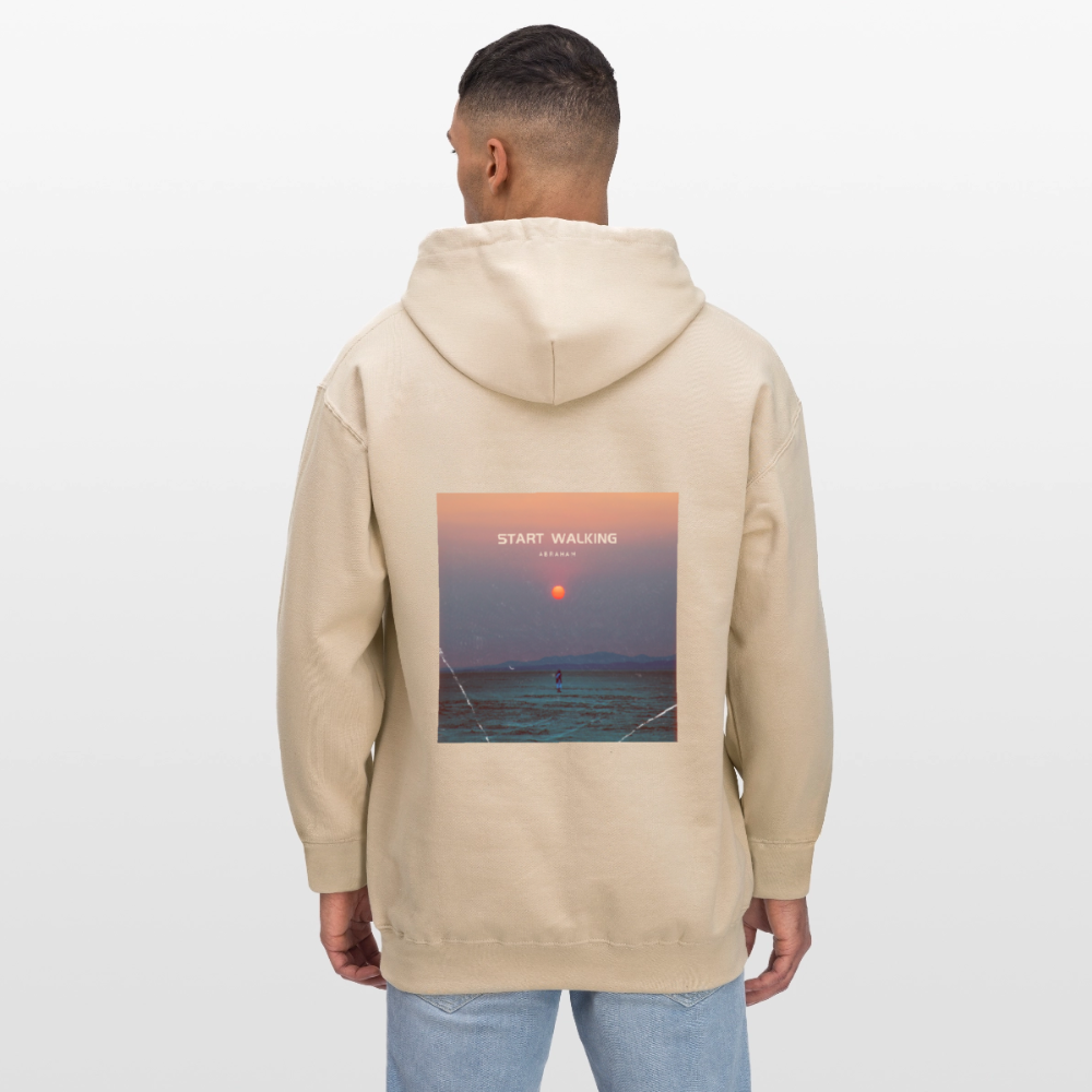 Start walking - Unisex Hoodie - Sand