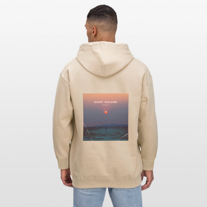 Start walking - Unisex Hoodie - Sand