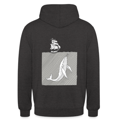 saved by grace - Backprint Unisex Hoodie - Anthrazit