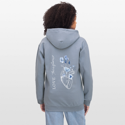 Love transforms - Unisex Hoodie - Blau
