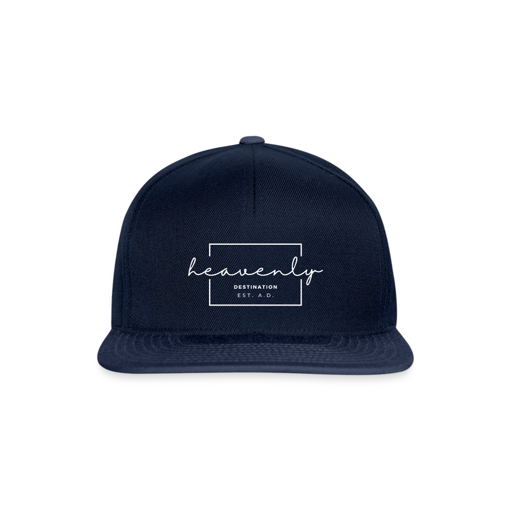 heavenly destination - Snapback Cap - Navy/Navy