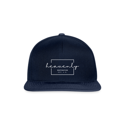 heavenly destination - Snapback Cap - Navy/Navy