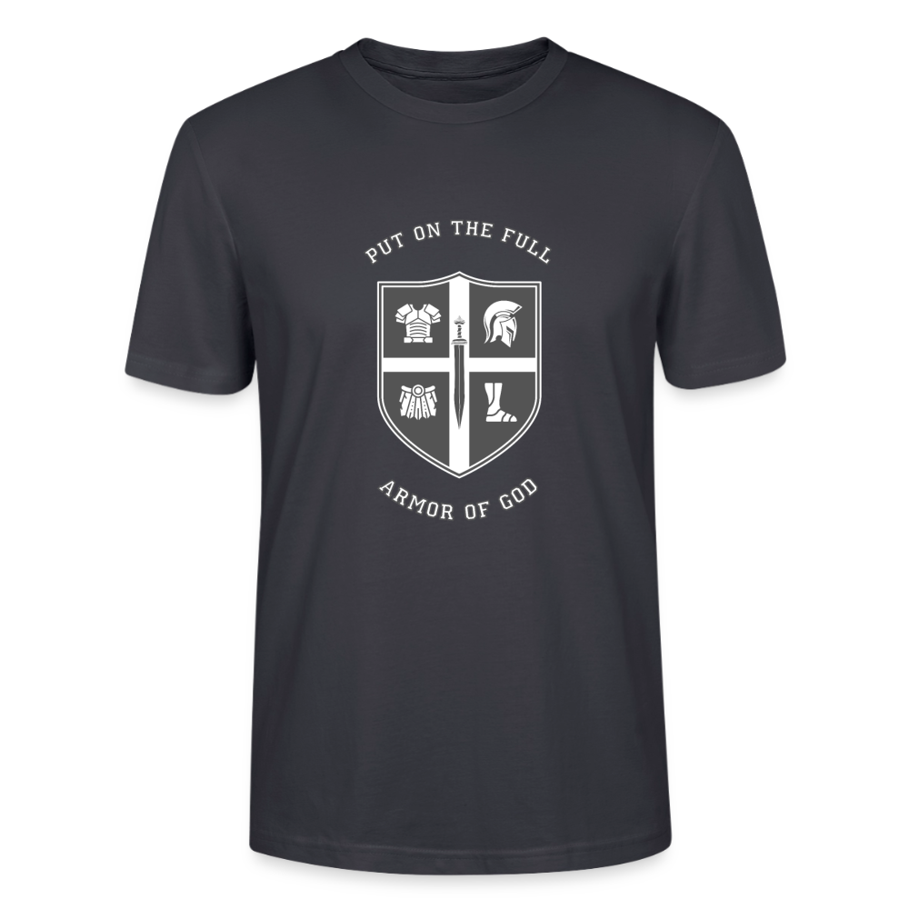 Put on the full armor of God - Unisex T-Shirt - Dunkles Graublau