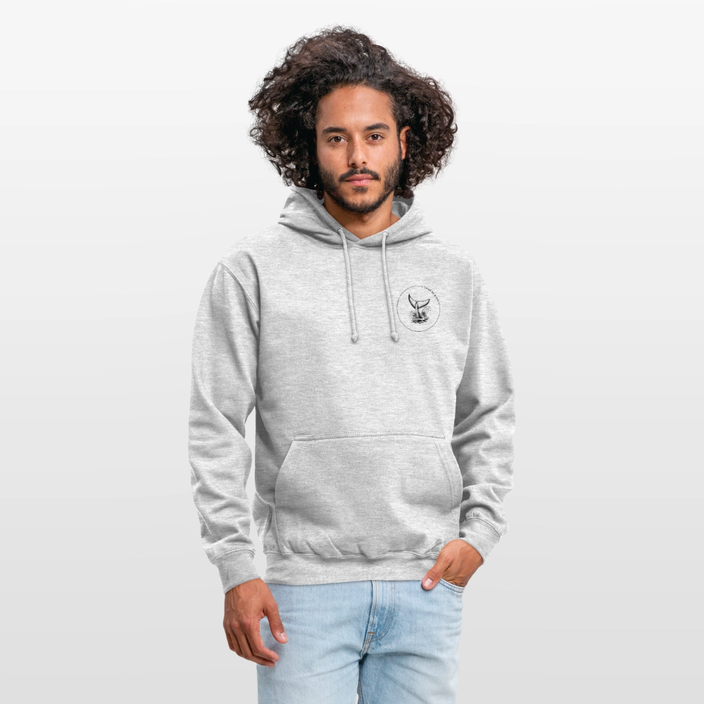 saved by grace - Unisex Hoodie - Hellgrau meliert