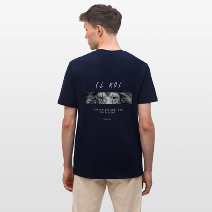 El Roi - Locker geschnittenes Unisex T-Shirt - Navy