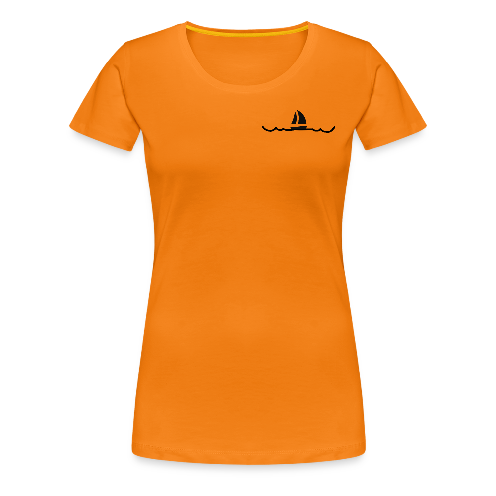 Peace in his presence - Frauen T-Shirt - Orange