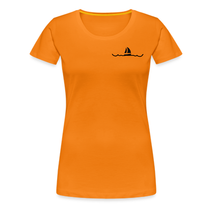 Peace in his presence - Frauen T-Shirt - Orange
