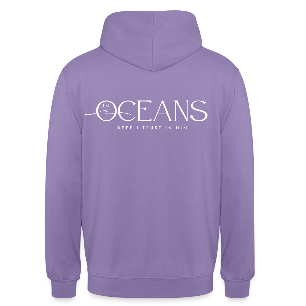 Oceans - Unisex Hoodie Backprint - Lavendel