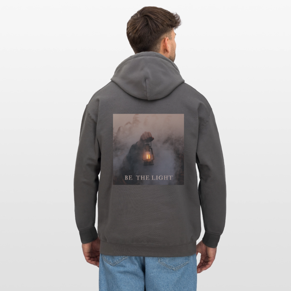 be the light - Unisex Hoodie - Dunkelgrau